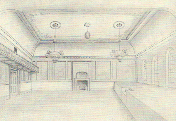 Coved ceiling