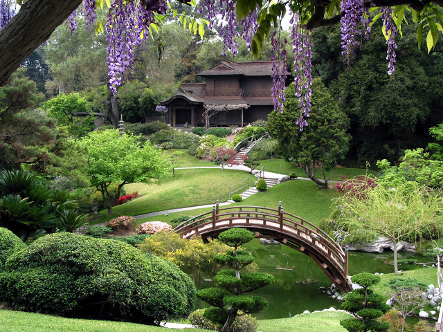 Japanese style gardens