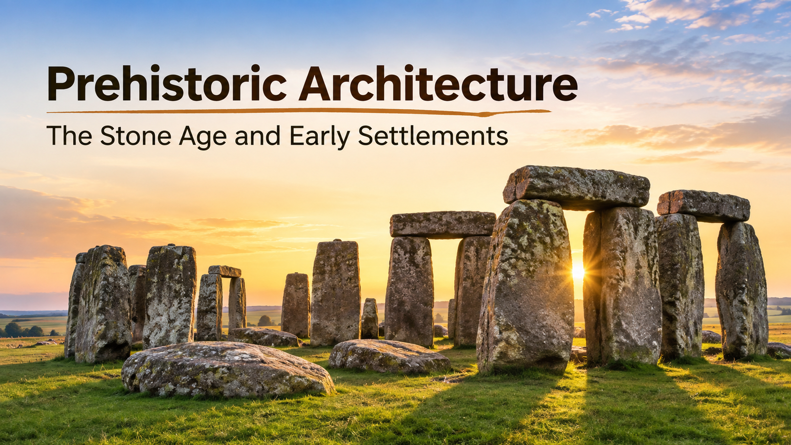 Prehistoric Architecture – The Stone Age and Valuable Insights of 3 Early Settlements