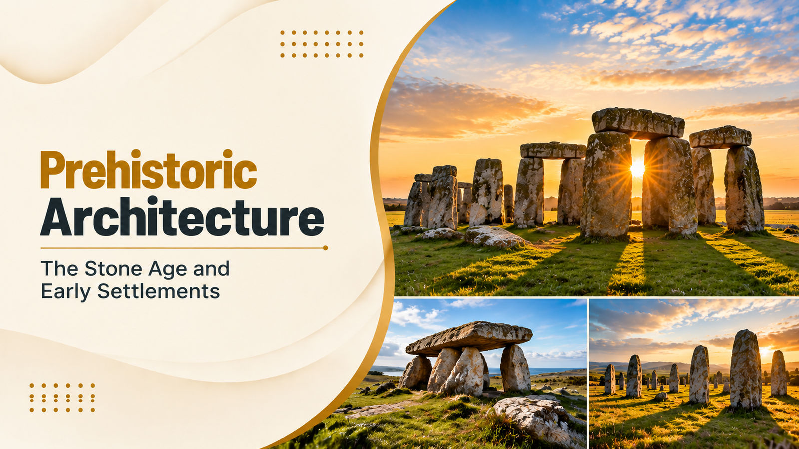 Prehistoric Architecture – The Stone Age and Valuable Insights of 3 Early Settlements