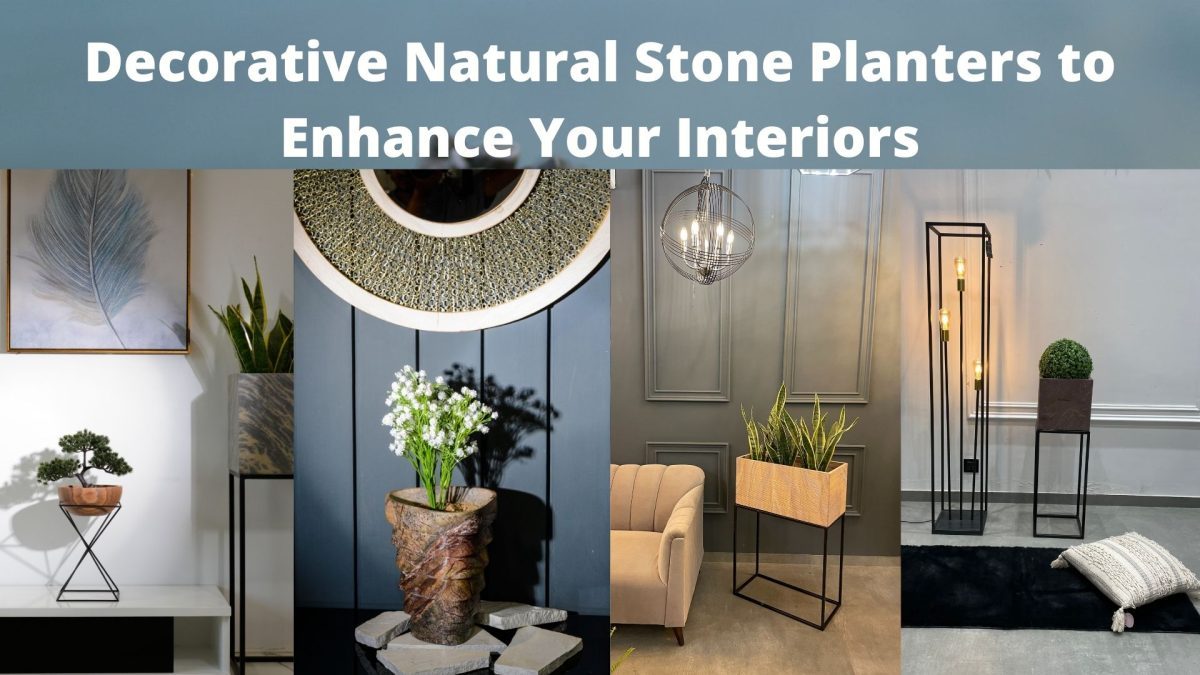 Decorative Natural Stone Planters to Enhance Your Interiors