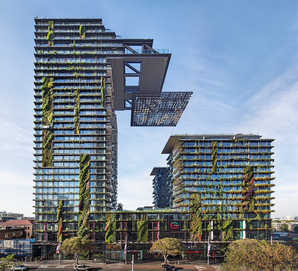 one central park - Facade in architecture