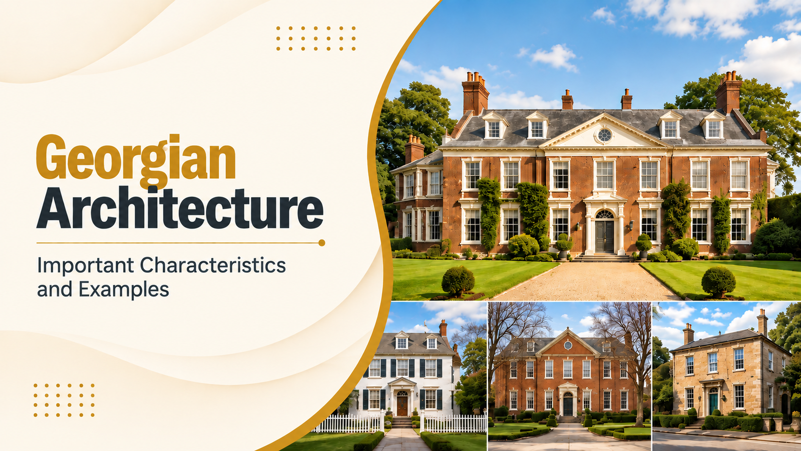 Georgian Architecture – Important Characteristics and 10 Examples