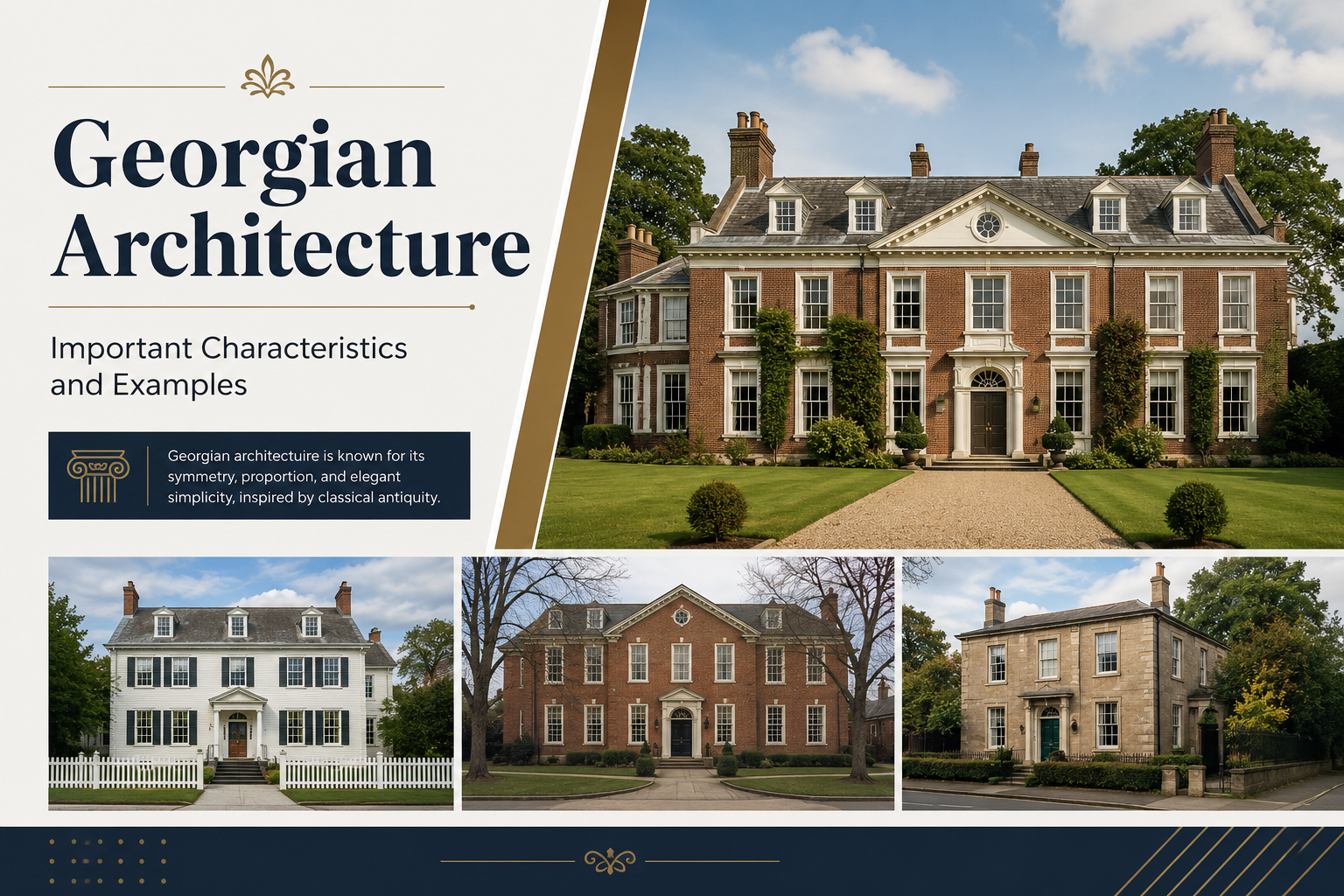 Georgian Architecture – Important Characteristics and 10 Examples