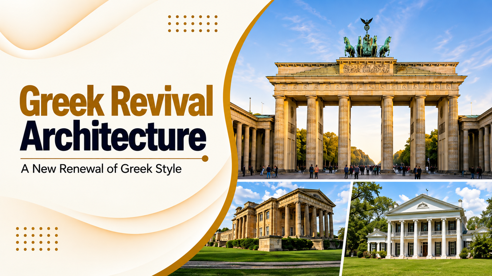 Greek Revival Architecture – A New Renewal of Greek Style with 10 Examples