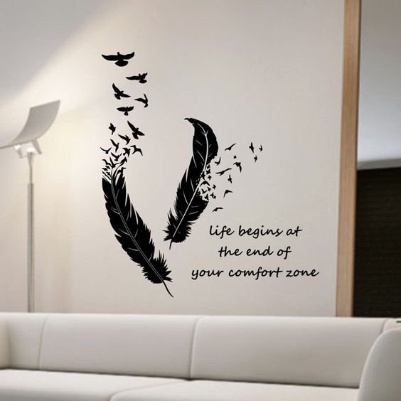 Excerpted Wall Stencil