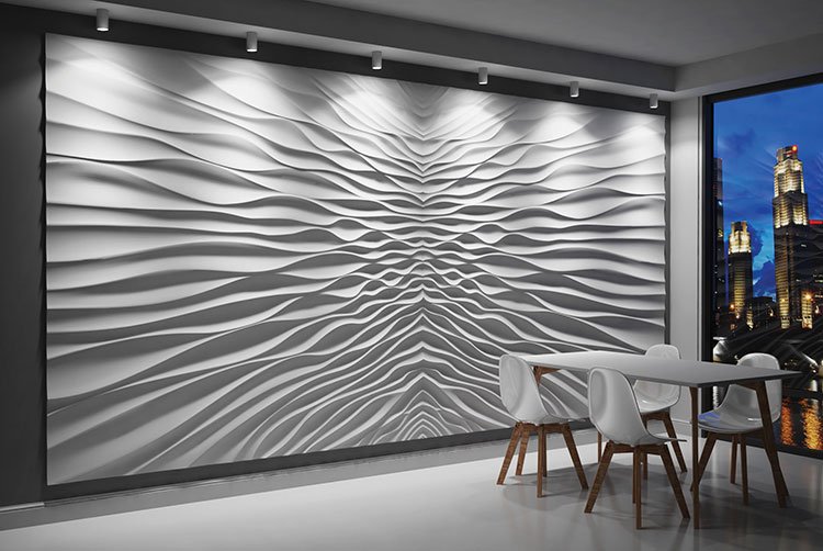 3D Infinity Wall Tiles Mural UK 4H