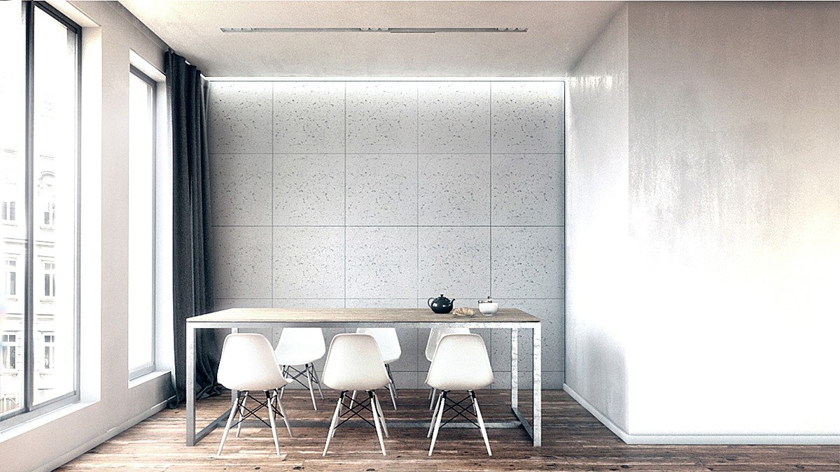industrio gypsum plaster 3d wall panels