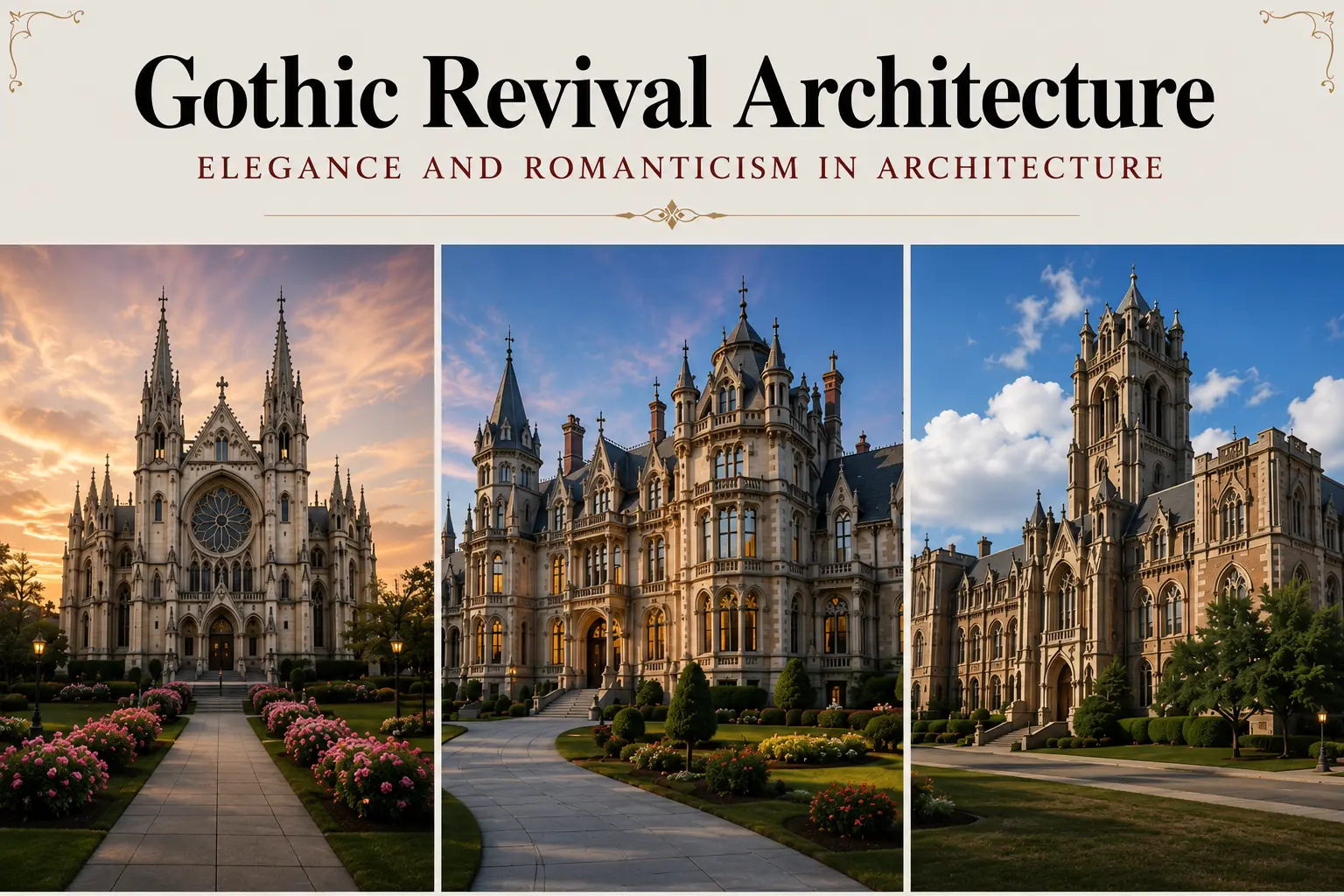 Gothic Revival Architecture – Elegance and Romanticism in Architecture