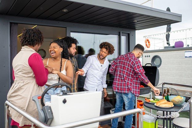 space for gatherings as exterior solutions