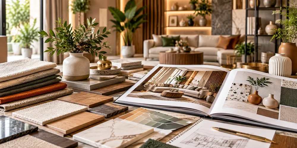 Interior Design Materials Moodboard